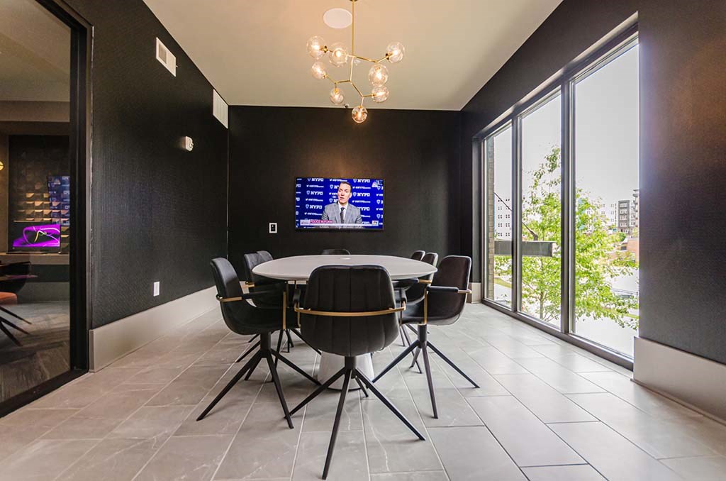 conference room in business center