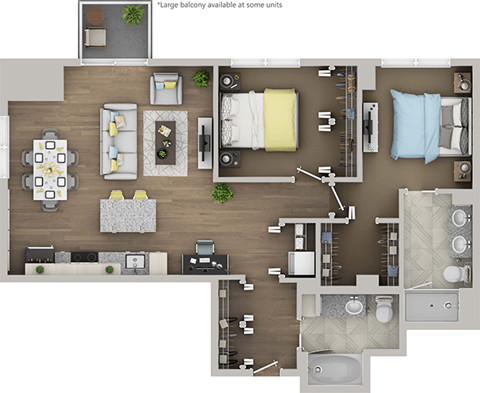 95 S 10th Street Studio-2 Beds Apartment for Rent - Photo Gallery 37