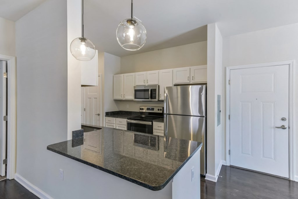Ashland Farms Kitchen with Stainless Steel Appliances, Built-in Microwave, and Ample Counterspace