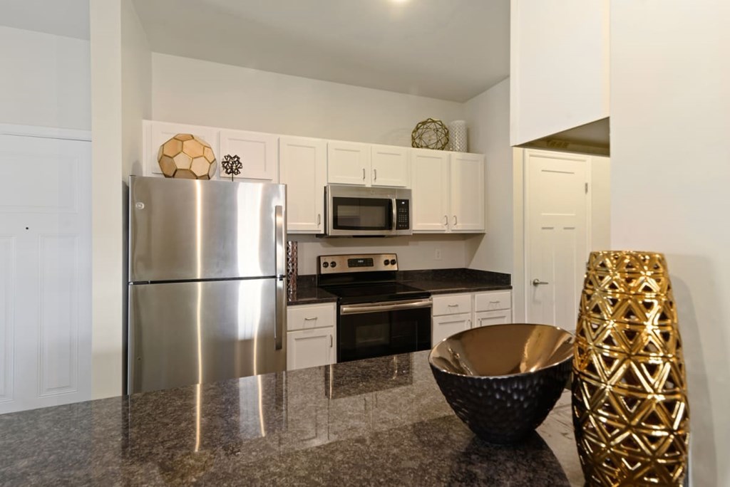 One Bedroom Apartments in Ashland City, TN - Ashland Farms -  Stylish Kitchen with Ample Counter and Cabinet Space.