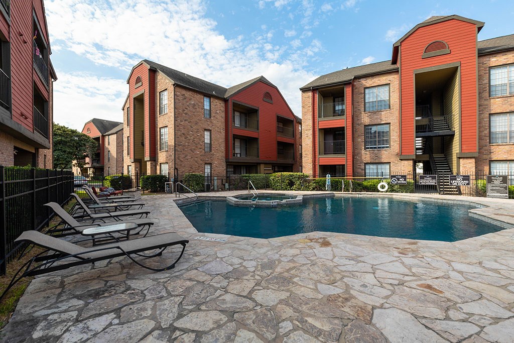 our apartments offer a swimming pool in front of our buildings