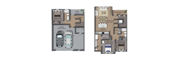 Three Bedroom, Three bathroom Rental Home in Grand Prairie, TX with Spacious Kitchen with Great Storage and Stainless Steel Appliances