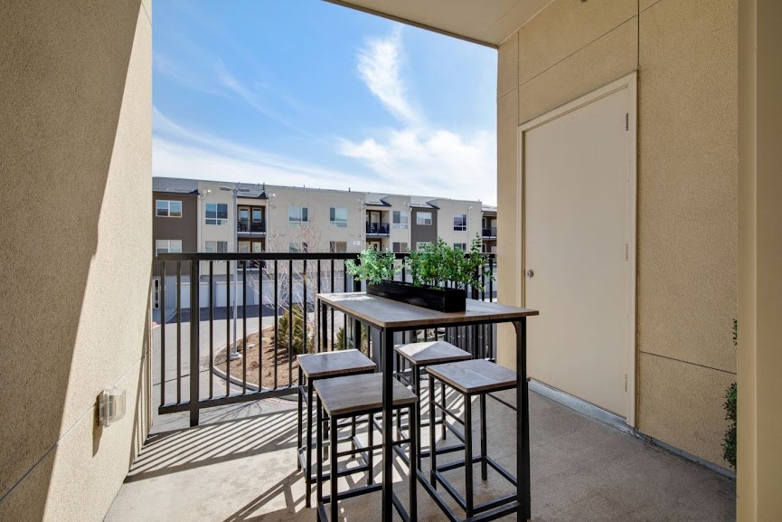 a balcony or terrace at staybridge suites anaheim at the park