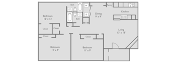 a floor plan of a small apartment