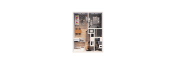 the floor plan of this apartment is shown in this image