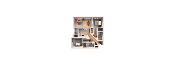 a view of the apartment from above