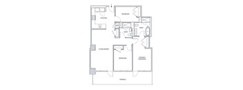 a floor plan of a house