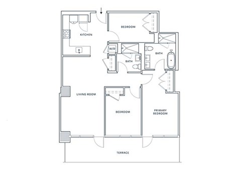 a floor plan of a house