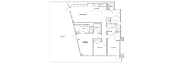 a floor plan of a house
