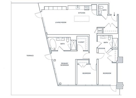 a floor plan of a house