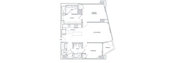 a floor plan of a house