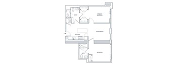 a floor plan of a house