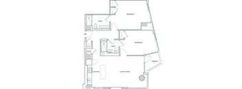a floor plan of a house