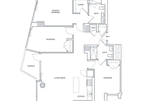 a floor plan of a house