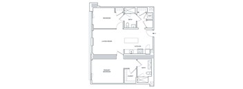 a floor plan of a house