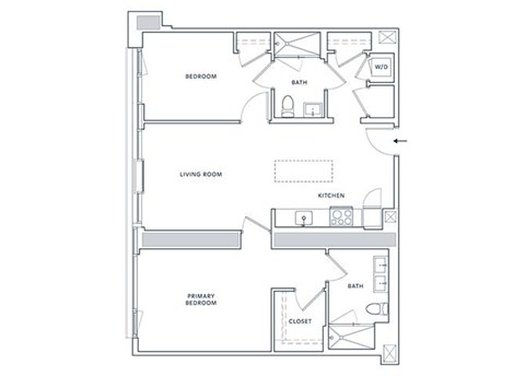a floor plan of a house