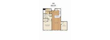 floor plan of the oxalis apartments