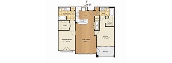 three bedroom floor plan of a 2100 sq ft home