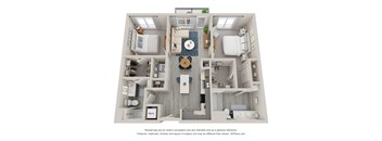 plan of a 1 bedroom apartment