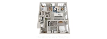 3 bedroom floor plan  apartments at the residences at  photo