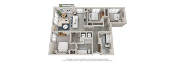the outlook floor plan of 1190 sq ft