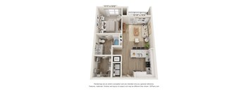 a 1 bedroom floor plan  summit  503 sq ft