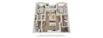 a 1 bedroom floor plan  woodland heights apartments