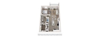 bedrooms floor plans  the residences at sawmill estates apartments
