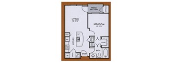 two bedroom floor plan apartments for rent