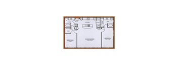 0 for the 2x2 roommate floor plan