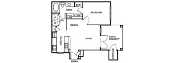 a floor plan of a house with bedrooms and a living room