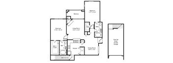 white lines in the sky at night