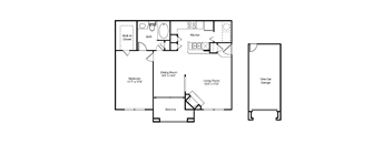 an airport runway at night with white lines
