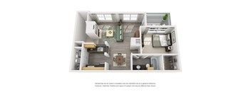 the outlook  3 bedroom floor plan  460 sq ft