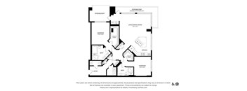 the floor plan of the condo