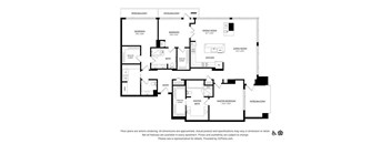 a floor plan of a house with a lot of different floors