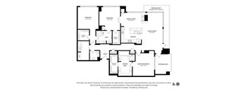 a floor plan of a house with many different floors