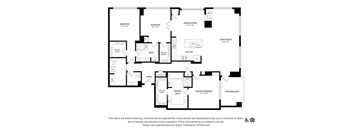 a floor plan of a house with different floors
