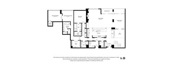a floor plan of a house with different floors
