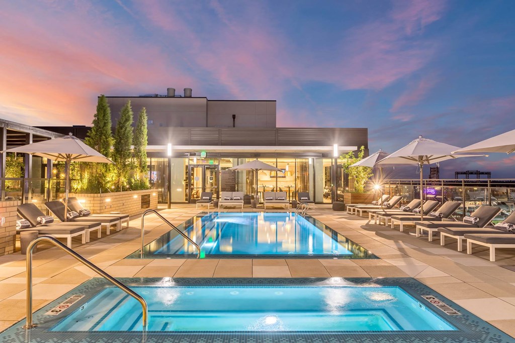 the pool at the ace hotel