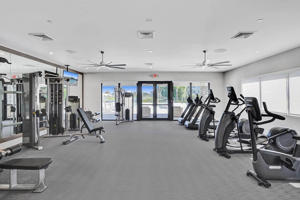 the gym at the enclave at photo