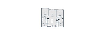 yz 0402 floor plan  1 bedroom  1190 square feet  the circ