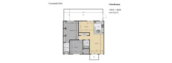 a floor plan of a house