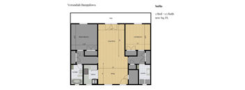 a floor plan of a sq ft apartment