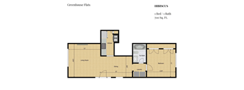 a floor plan of a shipping container house
