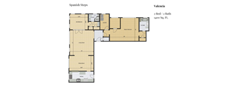 the floor plan of villa apts