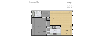 the floor plan villa