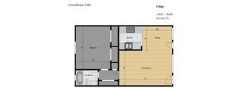 the floor plan villa