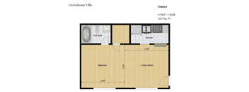 the floor plan villa