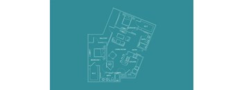 a blueprint of a floor plan of a house